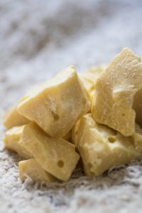 Refined cocoa butter is processed