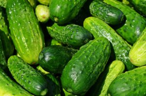 The cucumber is a strong alkaline food