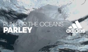 Adidas and Parley made shoes of recyclable plastic