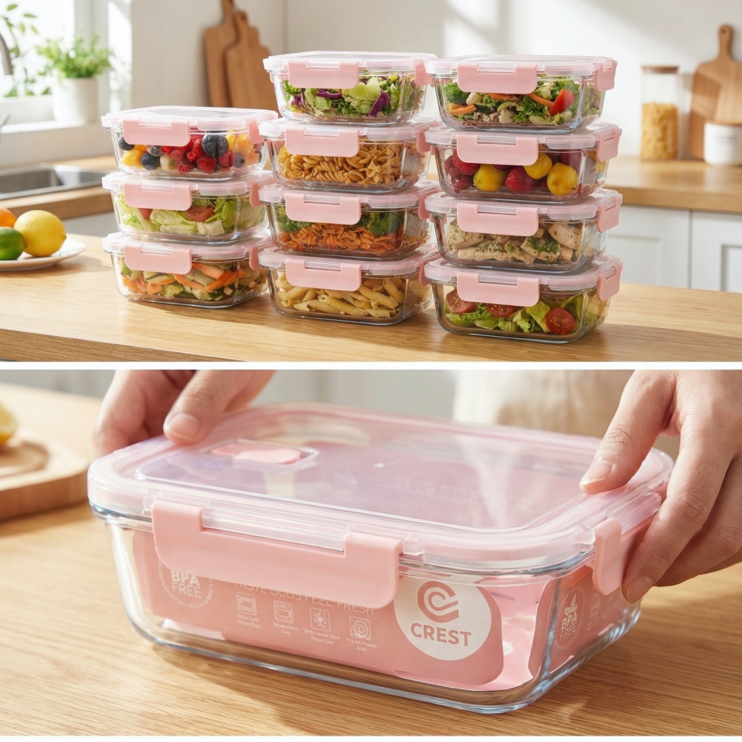 Glass Meal Prep Containers