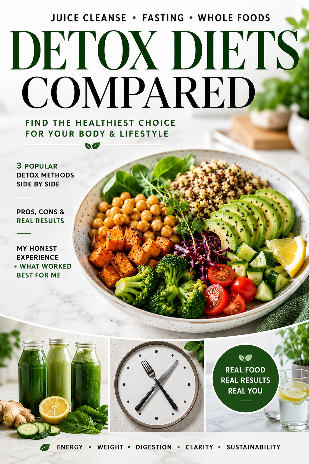 Detox diets compared
